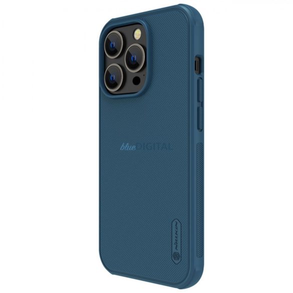Nillkin Super Frosted Shield Pro mágneses tok iPhone 14 Pro 6.1 2022 kék