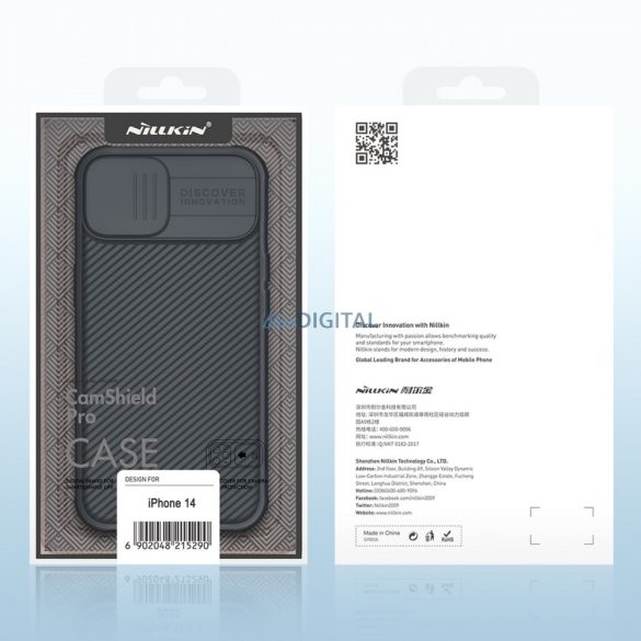 Nillkin CamShield Pro tok (PC és TPU) iPhone 14 6.1 2022 kék