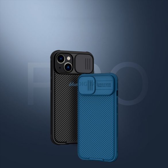 Nillkin CamShield Pro tok (PC és TPU) iPhone 14 6.1 2022 kék