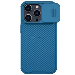   Nillkin CamShield Pro tok (PC és TPU) iPhone 14 Pro 6.1 2022 kék
