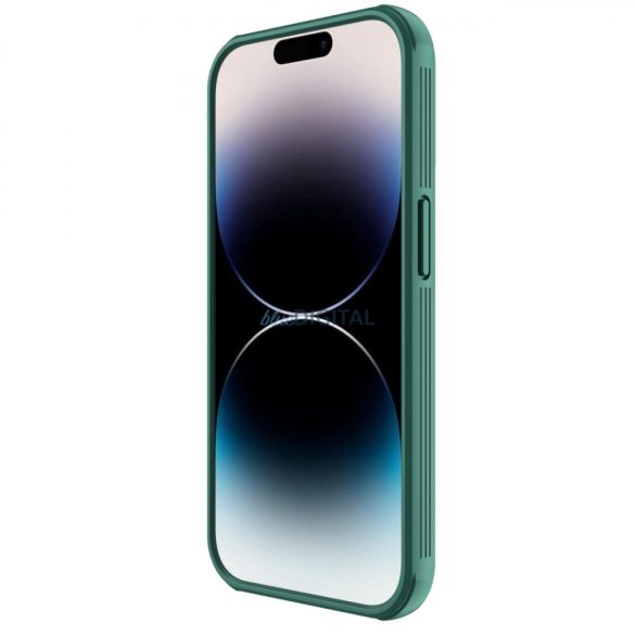 Nillkin CamShield Pro tok (PC és TPU) iPhone 14 Pro 6.1 2022 mélyzöld