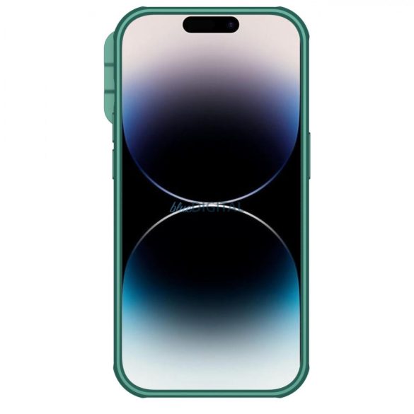 Nillkin CamShield Pro tok (PC és TPU) iPhone 14 Pro 6.1 2022 mélyzöld