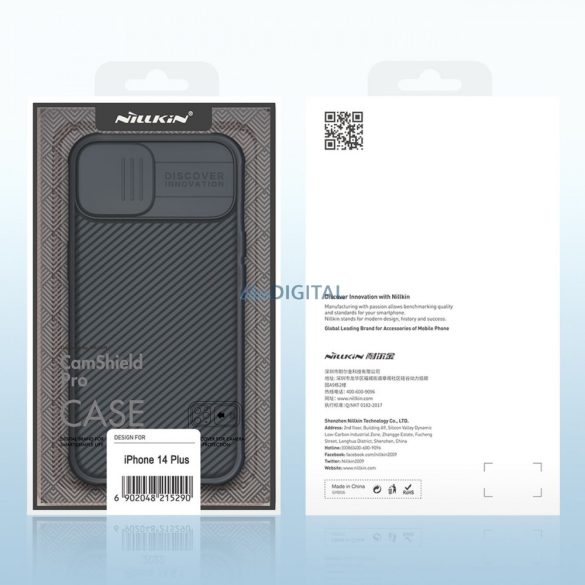 Nillkin CamShield Pro tok (PC és TPU) iPhone 14 Plus 6.7 2022 kék
