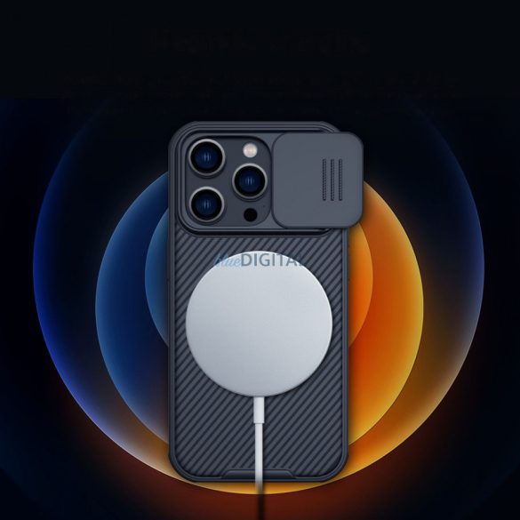 Nillkin CamShield Pro mágneses tok iPhone 14 Pro Max 6.7 2022 kék