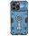 Nillkin CamShield Armor Pro tok iPhone 14 Pro Max Armor tok kameravédővel gyűrűs állvánnyal Kék
