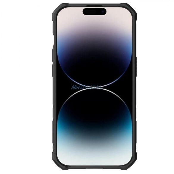 Nillkin CamShield Armor Pro tok iPhone 14 Pro Max Armor tok kameravédővel gyűrűs állvánnyal Kék