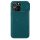 Nillkin Qin Pro bőr tok - sima bőr iPhone 14 Pro Max 6.7 2022 túláradó zöld