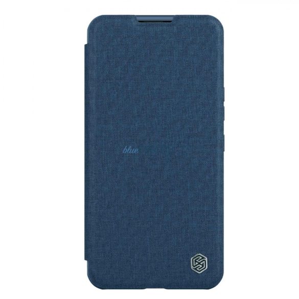 Nillkin Qin Qin Cloth Pro Case Case iPhone 14 Pro Max kamera védő tok Holster Cover Flip Case kék