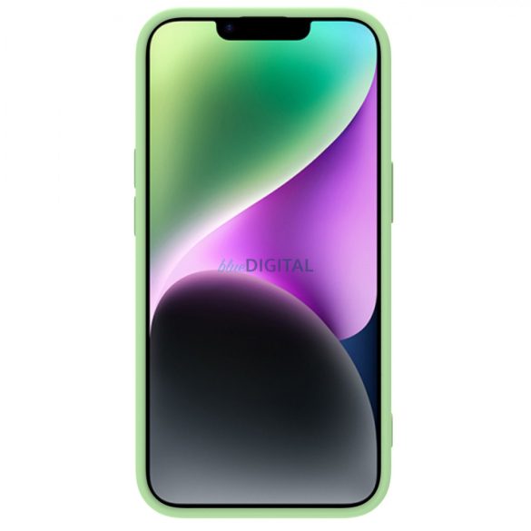 Nillkin CamShield Silky szilikon tok iPhone 14 6.1 2022 menta zöld