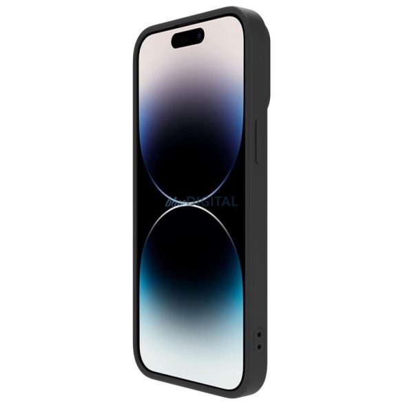 Nillkin CamShield Silky szilikon tok iPhone 14 Pro 6.1 2022 Klasszikus Fekete