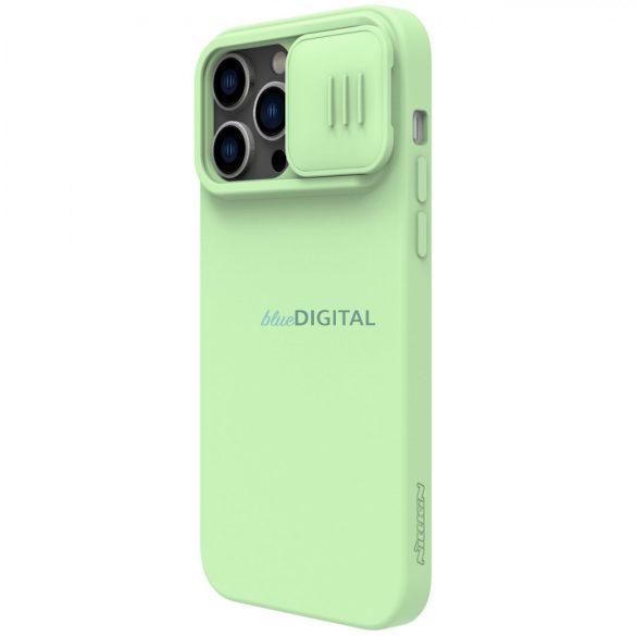 Nillkin CamShield Silky szilikon tok iPhone 14 Pro 6.1 2022 menta zöld