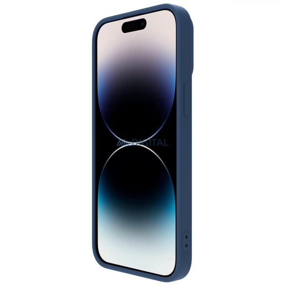 Nillkin CamShield Silky szilikon tok iPhone 14 Pro Max szilikon tok kameravédővel kék