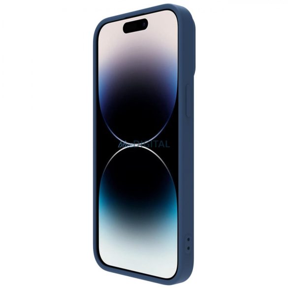 Nillkin CamShield mágneses szilikon tok iPhone 14 Pro Max mágneses MagSafe tok kameravédővel kék