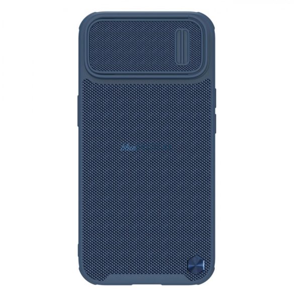 Nillkin Textured S mágneses tok iPhone 14 MagSafe tok kameravédővel kék