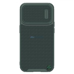 Nillkin Textured S mágneses tok iPhone 14 Pro MagSafe tok kameravédővel, zöld színű