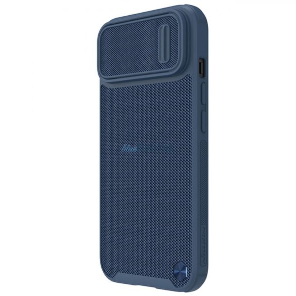 Nillkin Textured S tok iPhone 14 Plus Armor tok kameravédővel kék