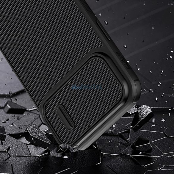 Nillkin Textured S tok iPhone 14 Plus Armor tok kameravédővel kék