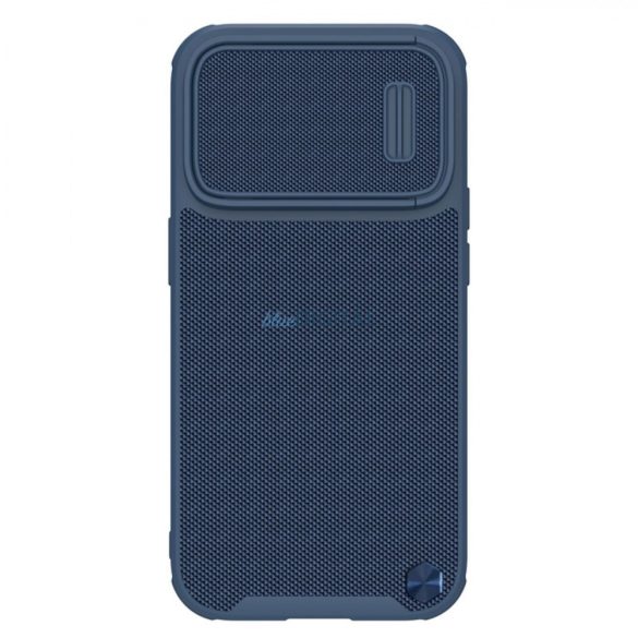 Nillkin Textured S mágneses tok iPhone 14 Pro Max MagSafe tok kameravédővel kék