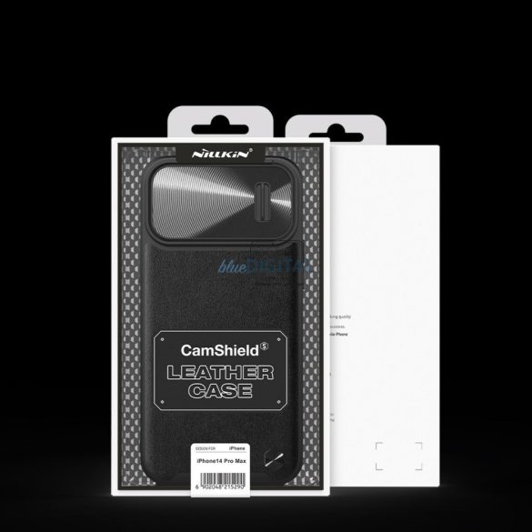 Nillkin CamShield bőr tok S iPhone 14 Pro Max 6.7 2022 fekete