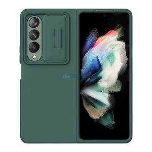 Nillkin CamShield Silky Silicone Case Samsung Galaxy Z Fold 4 szilikon tok kameravédővel Zöld