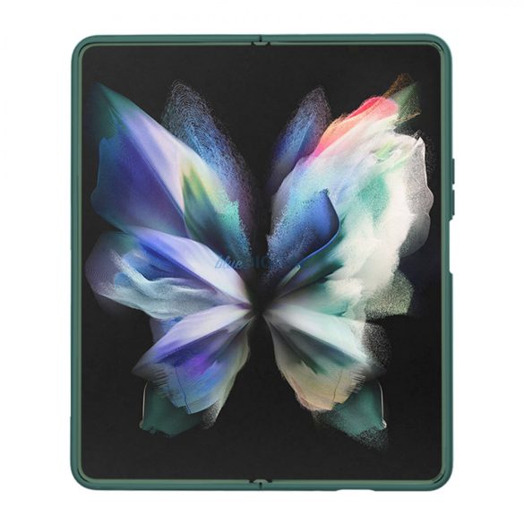 Nillkin CamShield Silky Silicone Case Samsung Galaxy Z Fold 4 szilikon tok kameravédővel Zöld