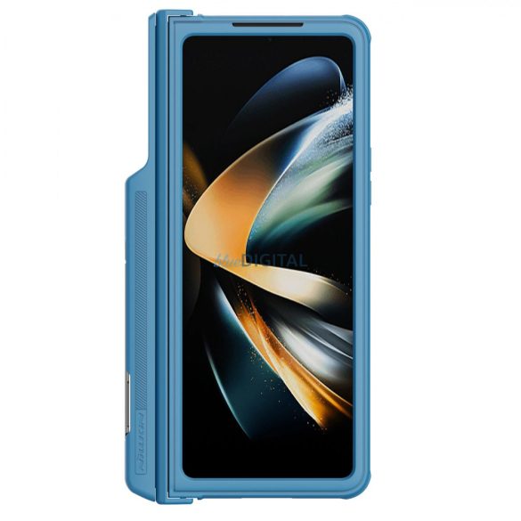 Nillkin CamShield Pro tok (öltöny) Samsung Galaxy Z Fold 4 tok kameravédővel állvánnyal kék