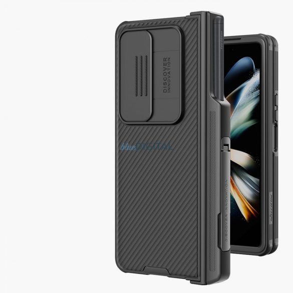 Nillkin CamShield Pro tok (öltöny) Samsung Galaxy Z Fold 4 tok kameravédővel állvánnyal kék