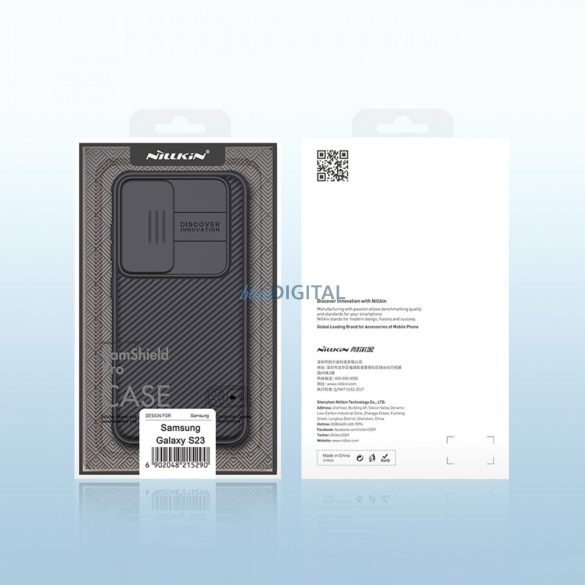 Nillkin CamShield Pro Case Samsung Galaxy S23 tok kameravédővel fekete