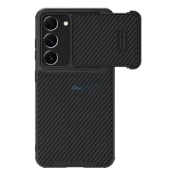   Nillkin Synthetic Fiber S Case Samsung Galaxy S23 tok kameravédővel fekete