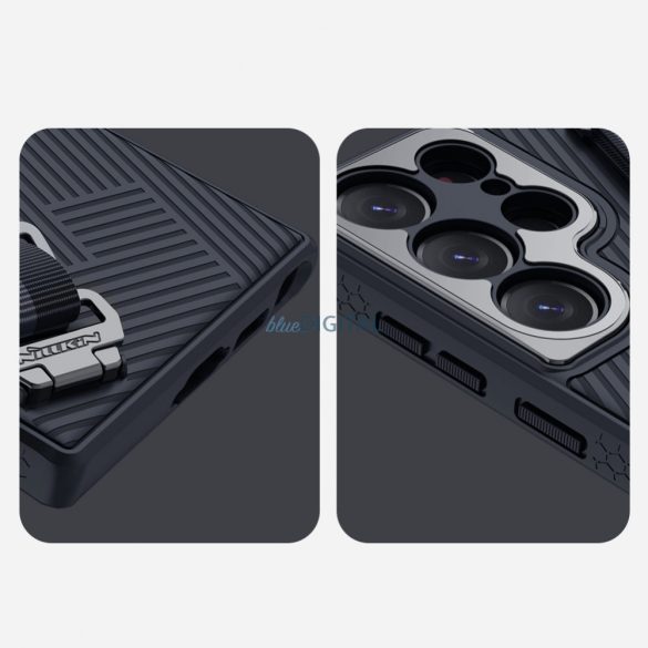 Nillkin Strap Case Samsung Galaxy S23 Ultra Armored tok csuklópánttal fekete színben