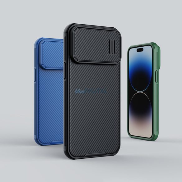 Nillkin CamShield S Case iPhone 14 Pro Max Armor tok kameravédővel fekete