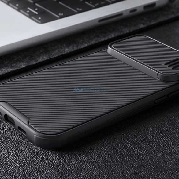 Nillkin CamShield S Case iPhone 14 Pro Max Armor tok kameravédővel fekete