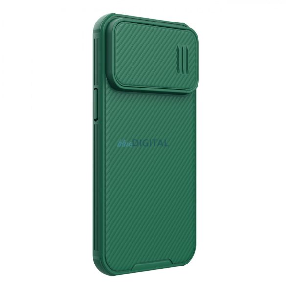 Nillkin CamShield S Case iPhone 14 Pro Max Armor tok kameravédővel zöld