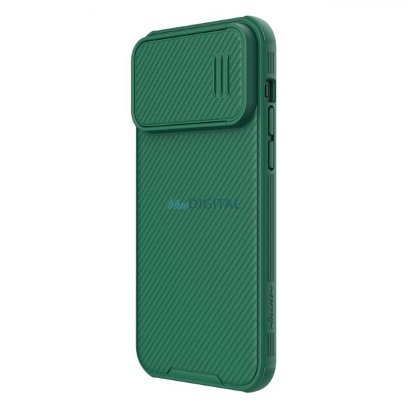 Nillkin CamShield S Case iPhone 14 Pro Max Armor tok kameravédővel zöld