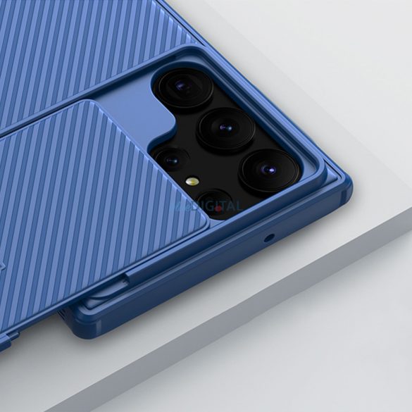 Nillkin CamShield S Case Samsung Galaxy S23 Ultra Armor tok kameravédővel kék