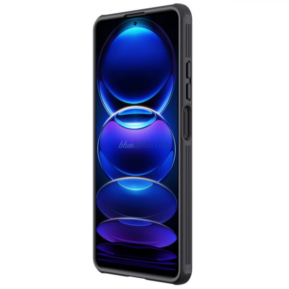 Nillkin CamShield Pro Case Xiaomi Redmi Note 12 Pro / Poco X5 Pro 5G kameravédővel fekete tok