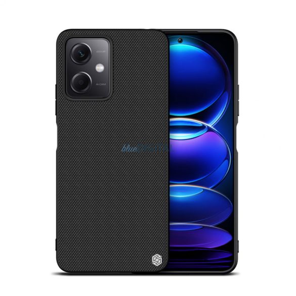 Nillkin Textured Case Xiaomi Redmi Note 12 5G / Poco X5 5G megerősített nejlon borítás fekete tok