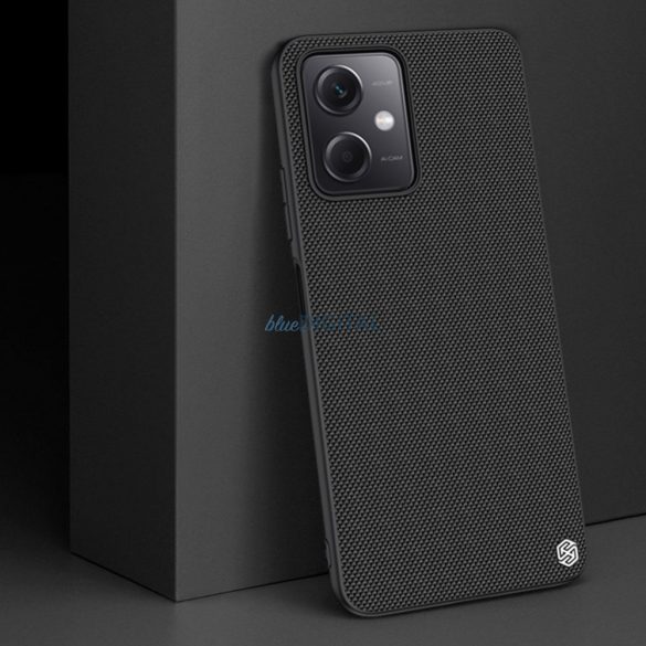 Nillkin Textured Case Xiaomi Redmi Note 12 5G / Poco X5 5G megerősített nejlon borítás fekete tok