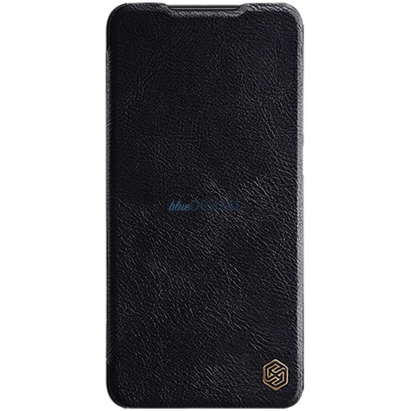 Nillkin Qin LEATHER Case LEATHER Case pénztárcával fekete tok