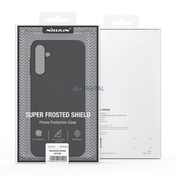 Nillkin Super Frosted Shield Case Samsung Galaxy A14 5G / Galaxy A14 tok + telefon állvány fekete