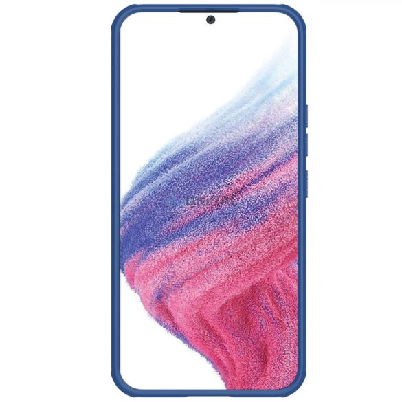 Nillkin Super Frosted Shield Pro Case for Samsung Galaxy A54 5G Armor Case + Phone Stand Blue tok