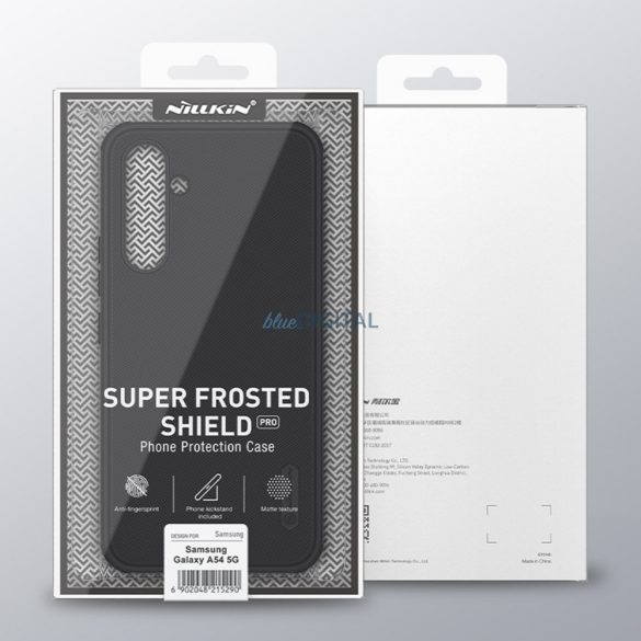 Nillkin Super Frosted Shield Pro Case for Samsung Galaxy A54 5G Armor Case + Phone Stand Blue tok