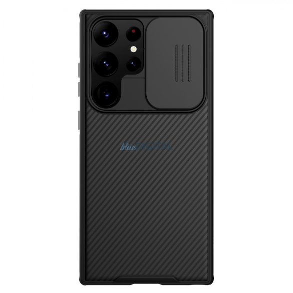 Nillkin CamShield Pro Magnet Case Cover Samsung Galaxy S23 Ultra MagSafe kameravédővel fekete tok