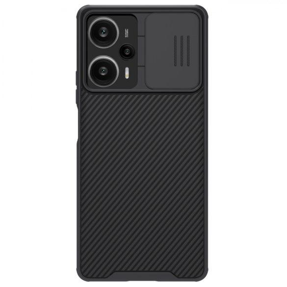 Xiaomi Redmi Note 12 Turbo / Xiaomi Poco F5 Armor tok kameravédővel Nillkin CamShield Pro tok - Fekete