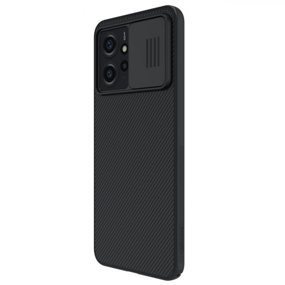 Xiaomi Redmi Note 12 Armor tok kameravédővel Nillkin CamShield tok - fekete