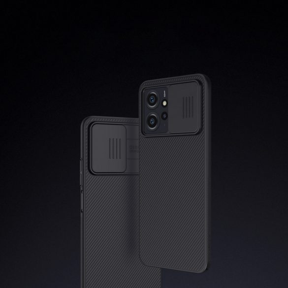 Xiaomi Redmi Note 12 Armor tok kameravédővel Nillkin CamShield tok - fekete