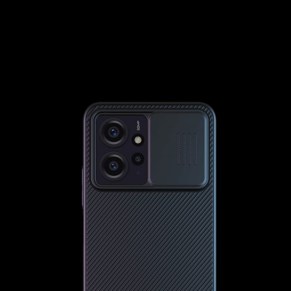 Xiaomi Redmi Note 12 Armor tok kameravédővel Nillkin CamShield tok - fekete