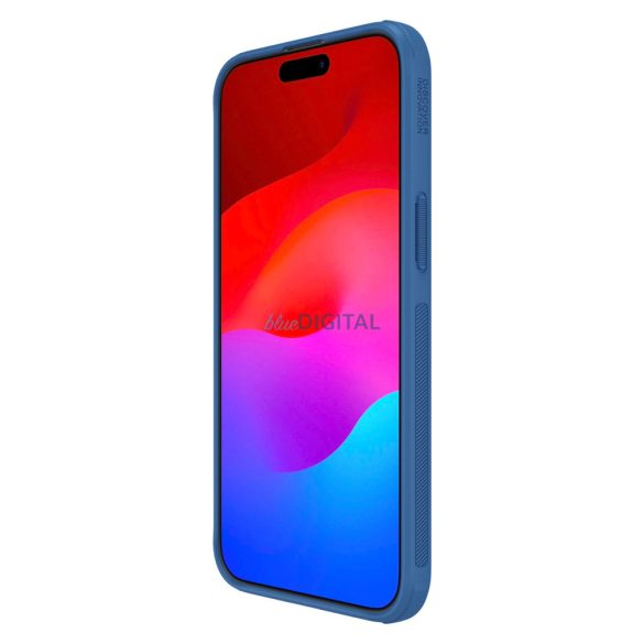 Nillkin Super Frosted Shield Pro Magnetic tok iPhone 15 Pro Max - kék