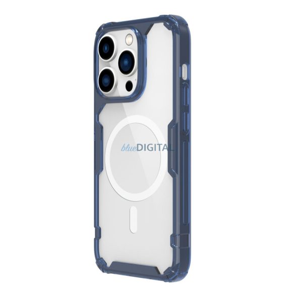 Nillkin Nature Pro mágneses MagSafe tok iPhone 15 Pro - Kék