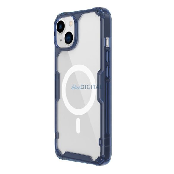 Nillkin Nature Pro Armor tok MagSafe iPhone 15 Plus - Kék